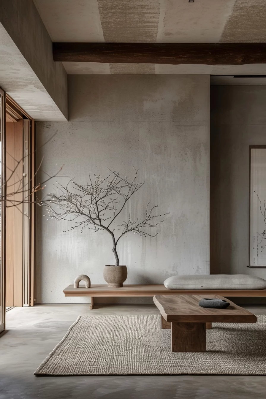 Thi Công Nội Thất Biệt Thự Wabi Sabi: Đánh Thức Vẻ Đẹp Nguyên Bản 1 Phong cách Wabi Sabi trong thiết kế và thi công biệt thự