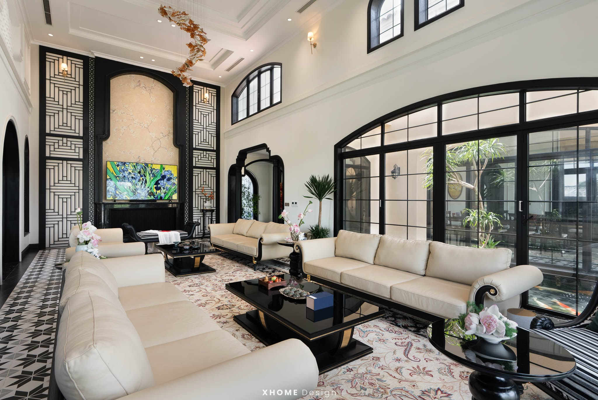 Thi Công Nội Thất Biệt Thự Đơn Lập: Nâng Tầm Không Gian Sống 14 Thi công nội thất biệt thự đơn lập - Không gian phòng khách 2