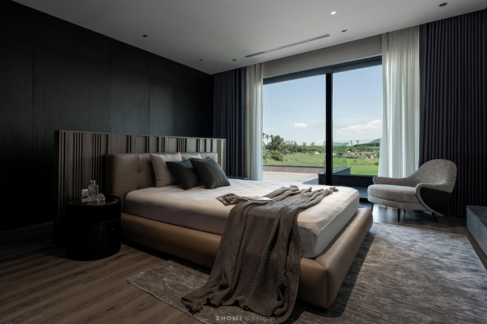 Thi Công Nội Thất Biệt Thự Đơn Lập: Nâng Tầm Không Gian Sống 17 Thi công nội thất biệt thự đơn lập - Phòng ngủ Master 3
