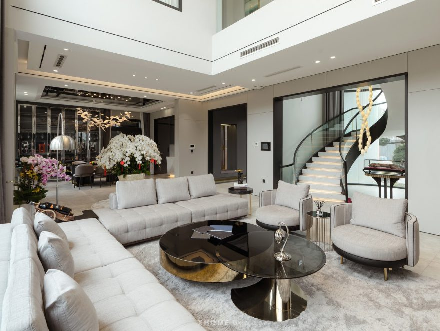 Thi Công Nội Thất Biệt Thự Luxury: Kiến Tạo Không Gian Sống Thượng Lưu 2 Thi công nội thất biệt thự phong cách Hiện đại sang trọng 1