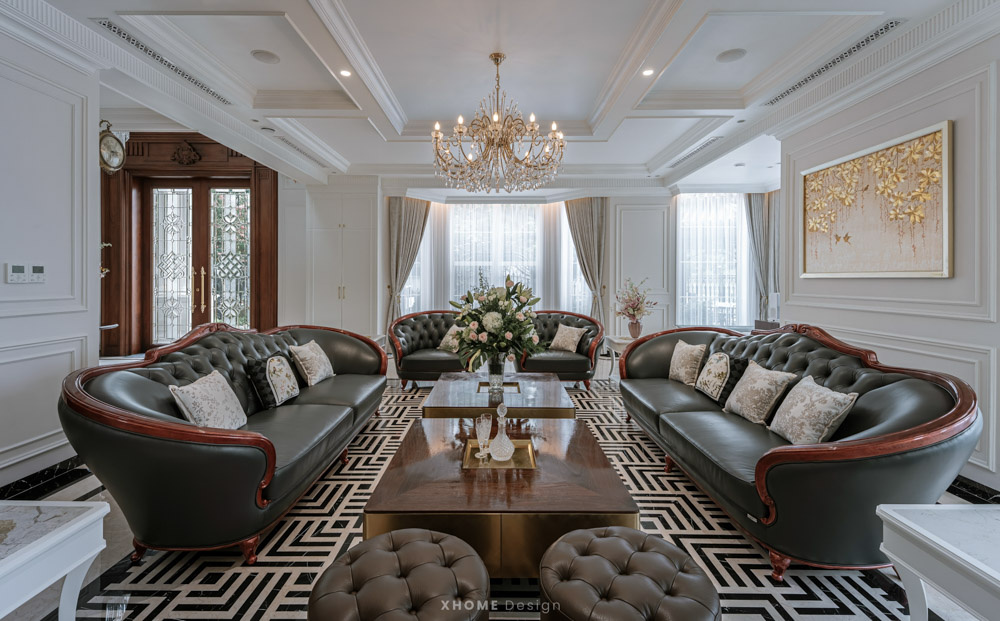 Thi Công Nội Thất Biệt Thự Luxury: Kiến Tạo Không Gian Sống Thượng Lưu 7 Thi công nội thất biệt thự phong cách Tân cổ điển luxury
