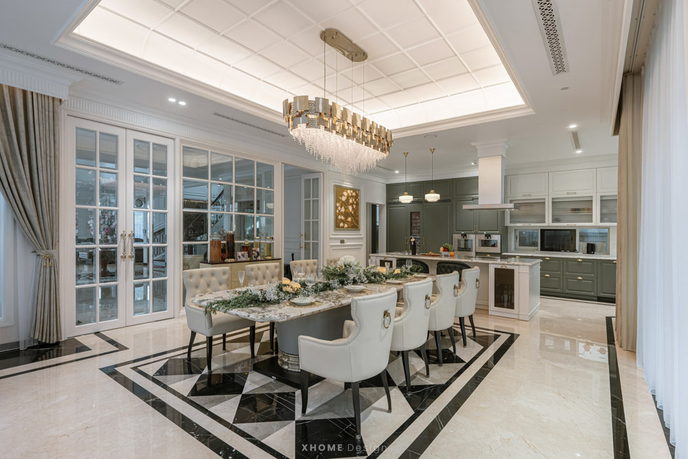 Thi Công Nội Thất Biệt Thự Luxury: Kiến Tạo Không Gian Sống Thượng Lưu 8 Thi công nội thất biệt thự phong cách Tân cổ điển luxury