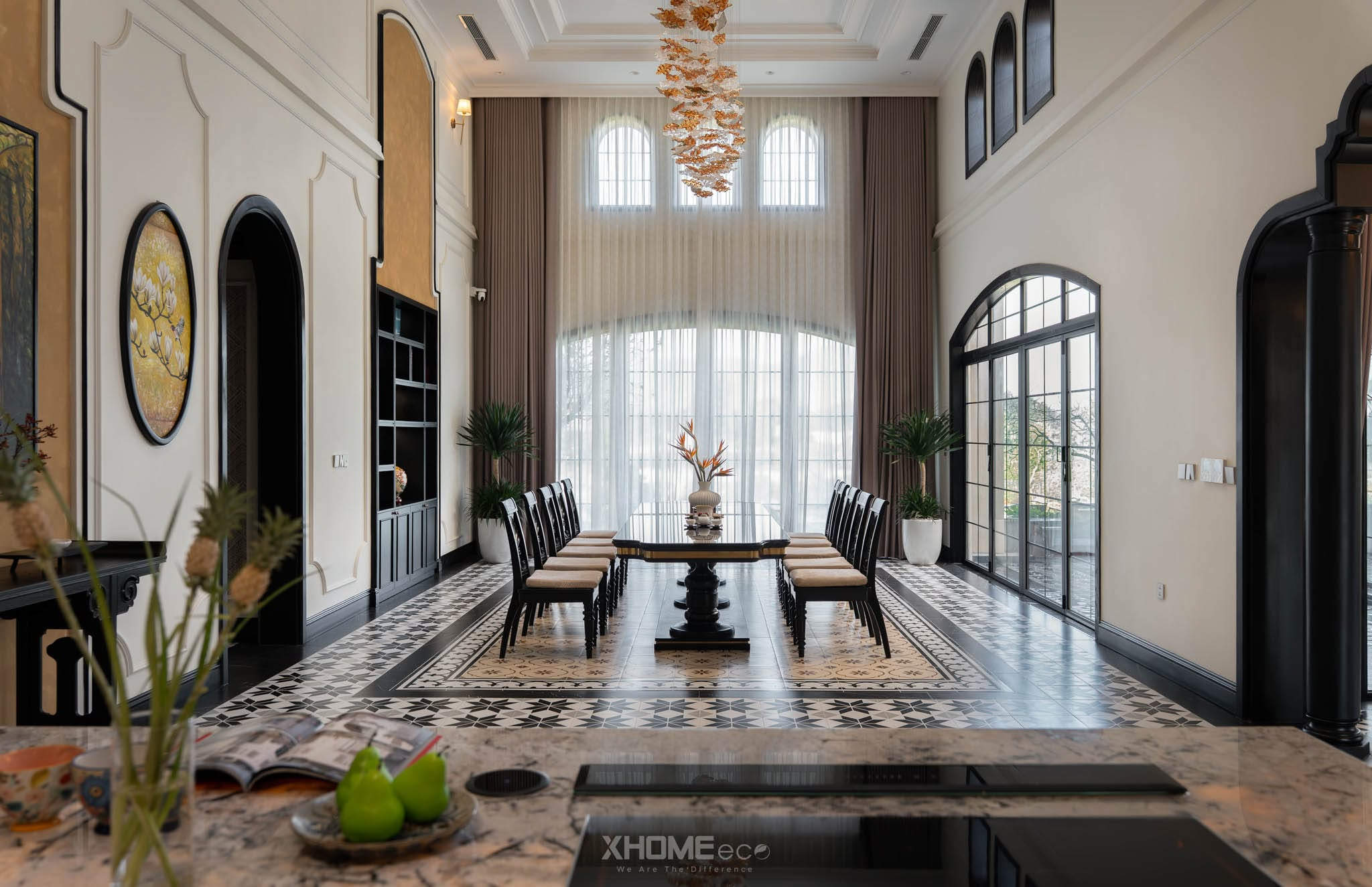 Thi Công Nội Thất Biệt Thự Vườn: Khoảng Xanh Độc Bản 13 Thi công nội thất biệt thự vườn phong cách Indochine 1