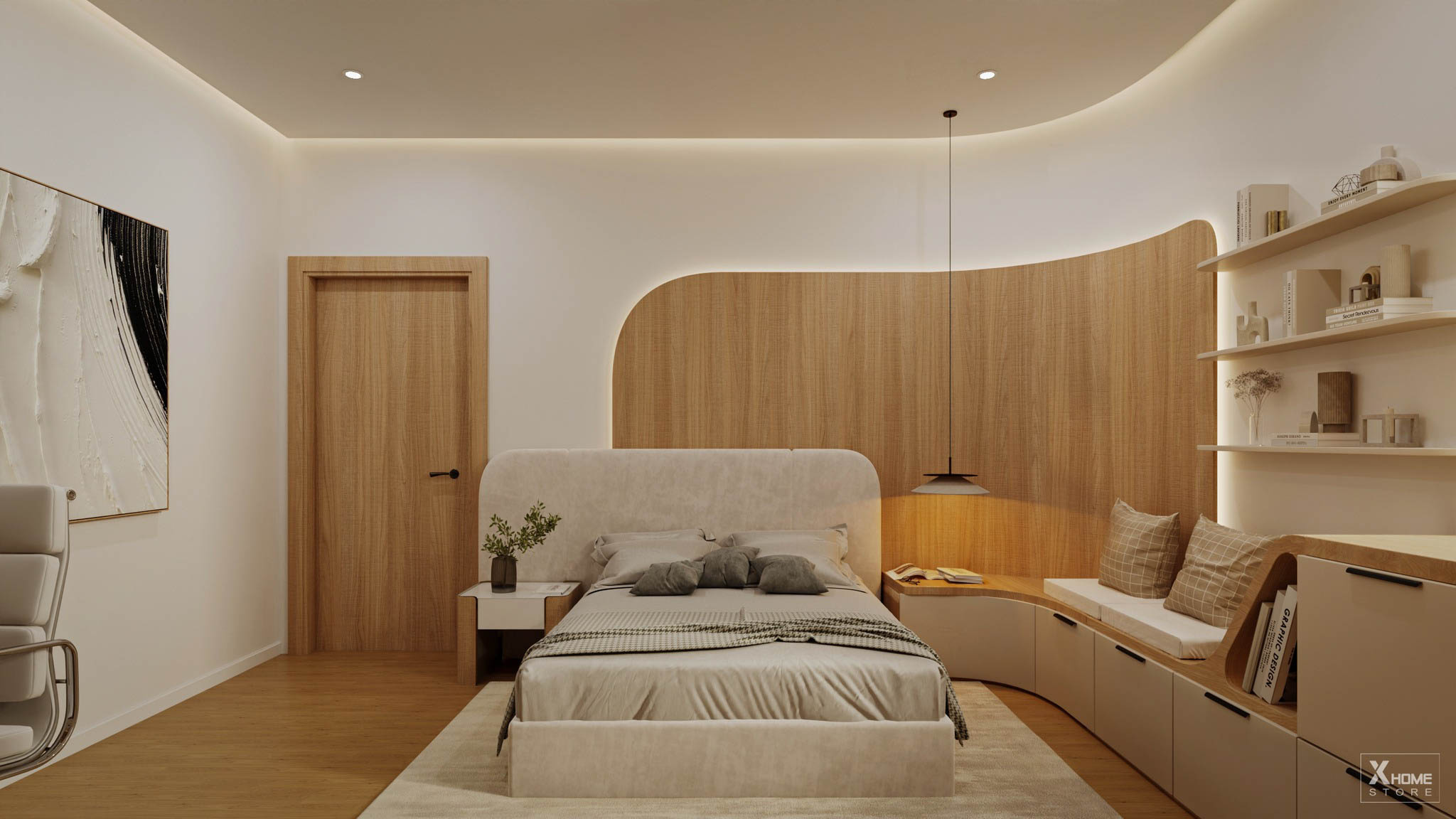 Thi Công Nội Thất Biệt Thự Wabi Sabi: Đánh Thức Vẻ Đẹp Nguyên Bản 9 Thi công nội thất biệt thự Wabi Sabi - Phòng bếp và phòng ăn 1