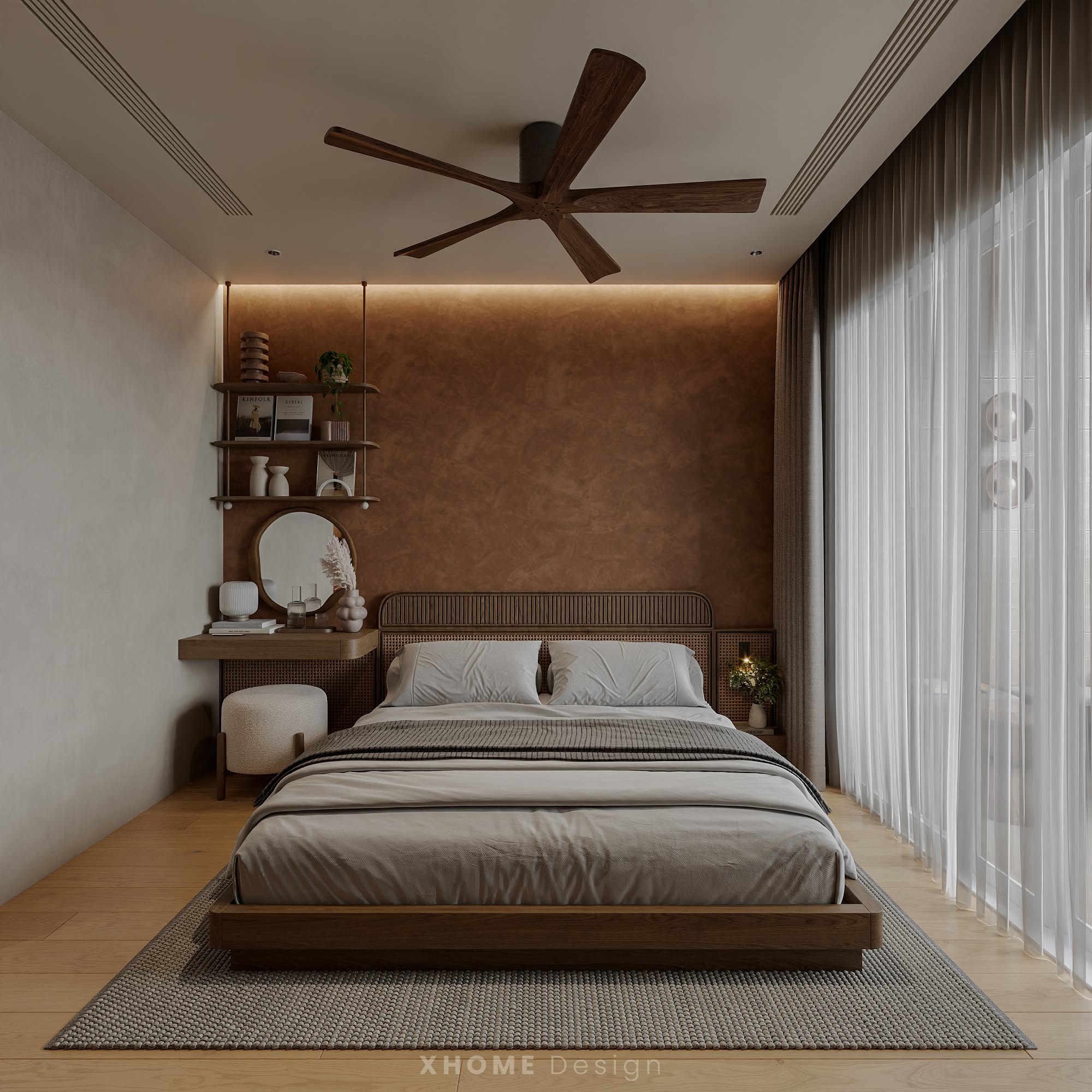 Thi Công Nội Thất Biệt Thự Wabi Sabi: Đánh Thức Vẻ Đẹp Nguyên Bản 8 Thi công nội thất biệt thự Wabi Sabi - Phòng bếp và phòng ăn 3