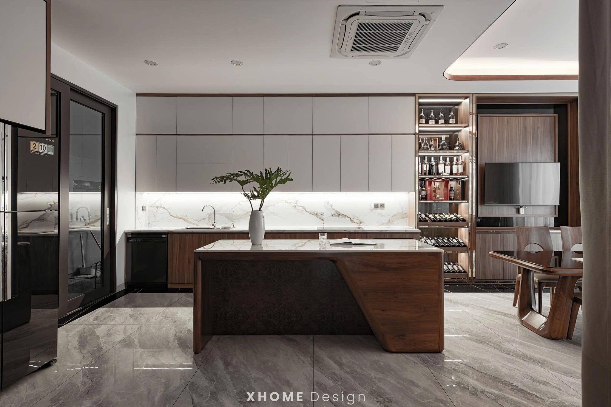 Thi Công Nội Thất Nhà Bếp Biệt Thự: Giải Pháp Không Gian Đẳng Cấp, Xứng Tầm 11 Thi công nội thất nhà bếp biệt thự Gỗ tự nhiên cao cấp 1