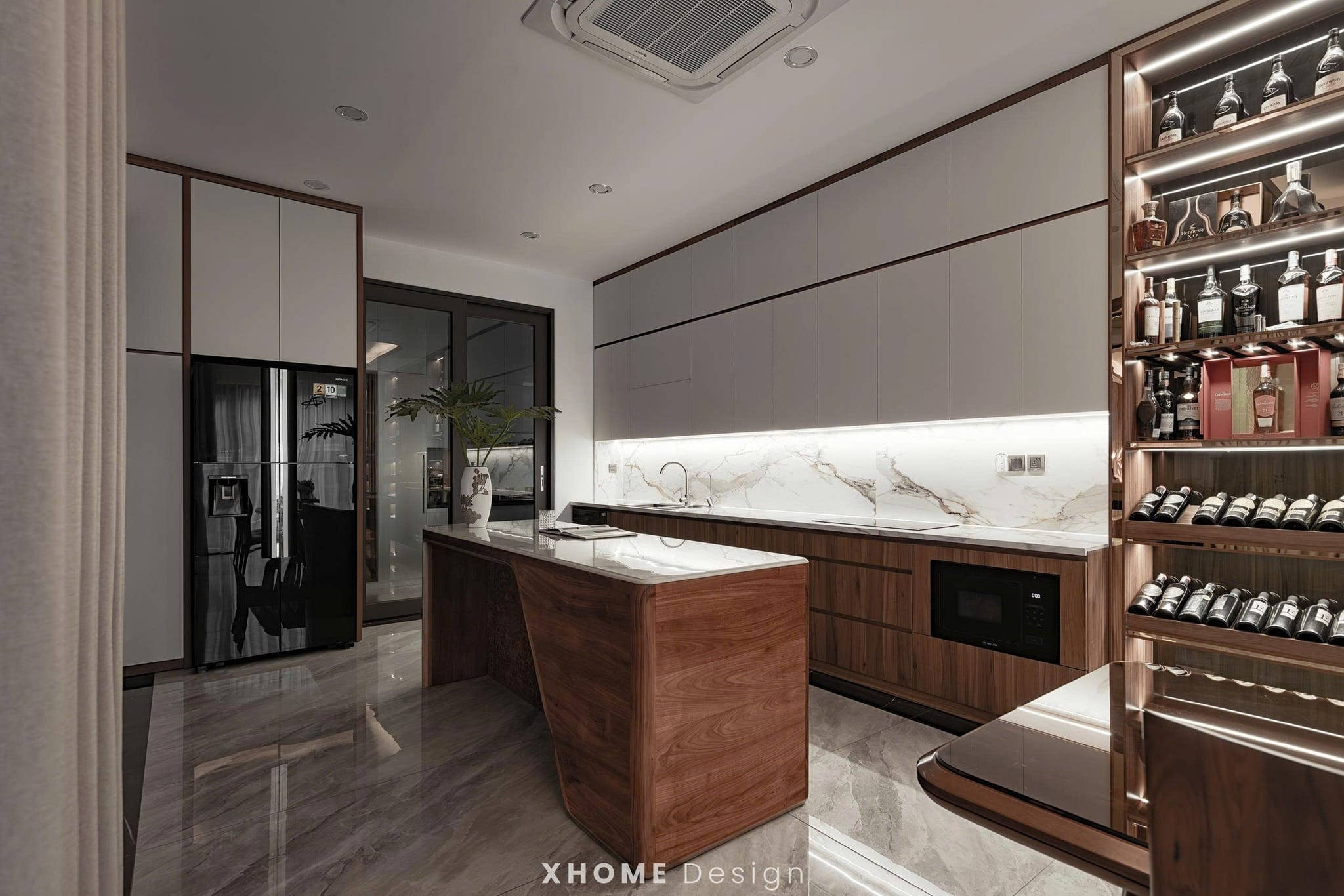 Thi Công Nội Thất Nhà Bếp Biệt Thự: Giải Pháp Không Gian Đẳng Cấp, Xứng Tầm 12 Thi công nội thất nhà bếp biệt thự Gỗ tự nhiên cao cấp 2
