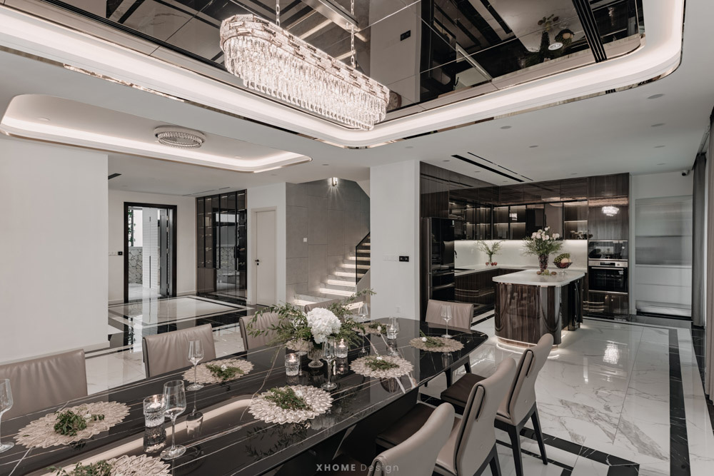 Báo Giá & Mẫu Thi Công Nội Thất Biệt Thự Hiện Đại Đẳng Cấp XHOME 16 thi công nội thất Phòng bếp & phòng ăn