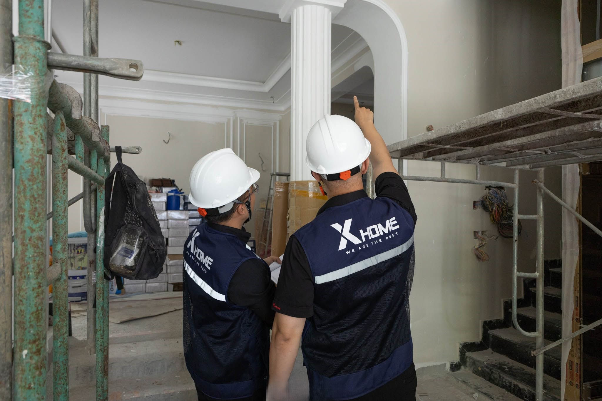 Thi Công Nội Thất Biệt Thự Tân Cổ Điển: Bảng Giá & Mẫu Đẹp Nhất 14 Thi công phần thô và hoàn thiện nội thất biệt thự tân cổ điển