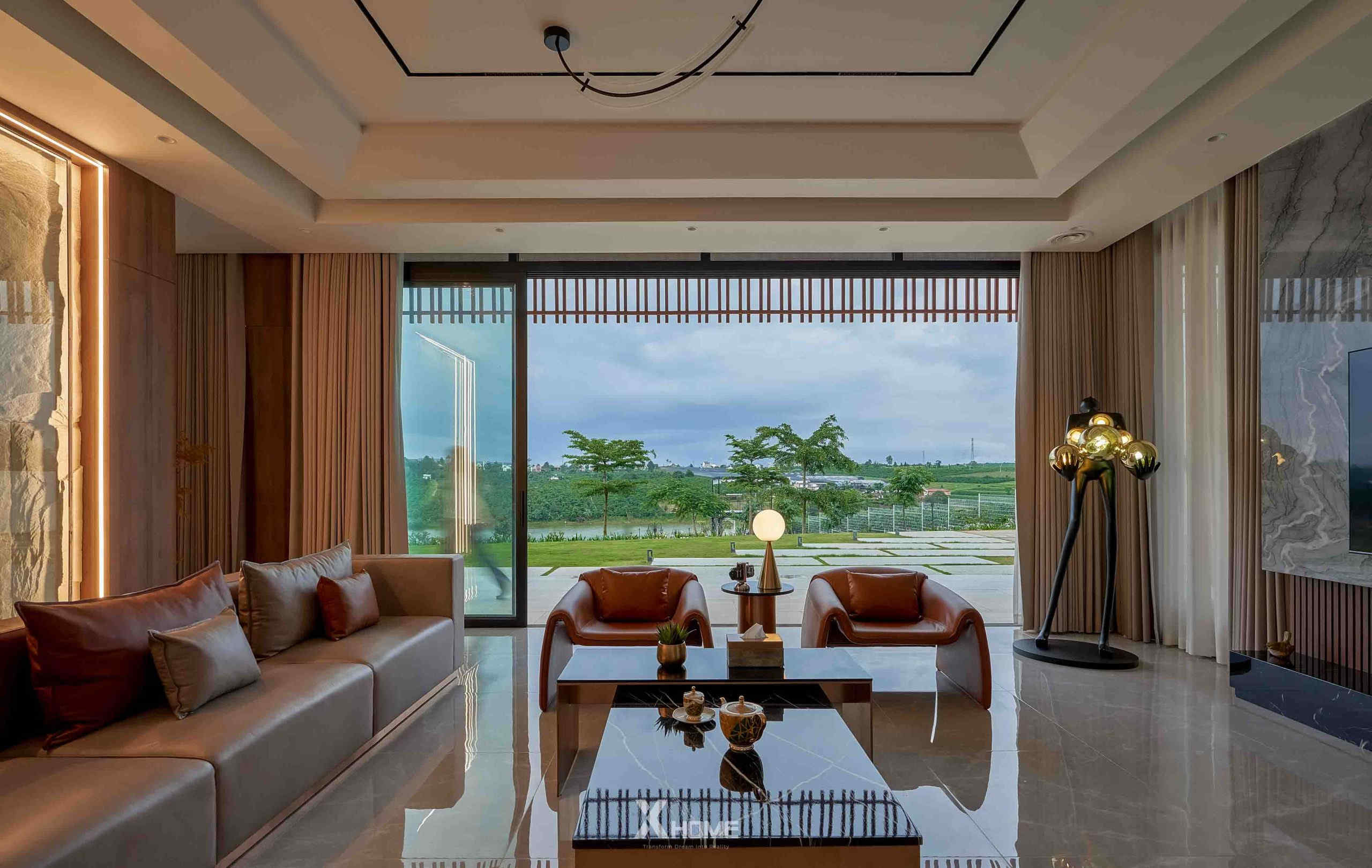Báo Giá & Mẫu Thi Công Nội Thất Biệt Thự Hiện Đại Đẳng Cấp XHOME 2 Tích hợp công nghệ Smart Home và hệ sinh thái xanh trong thi công nội thất