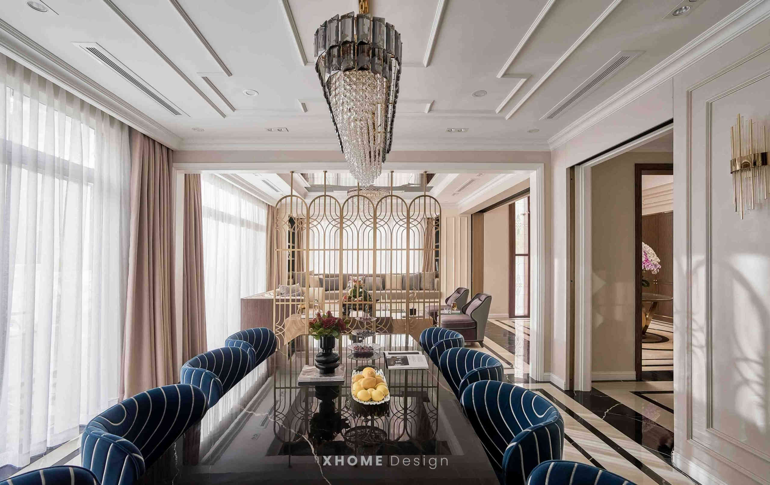 Thi Công Nội Thất Biệt Thự Tân Cổ Điển: Bảng Giá & Mẫu Đẹp Nhất 26 Tuân thủ chặt chẽ tỷ lệ vàng và tính đối xứng