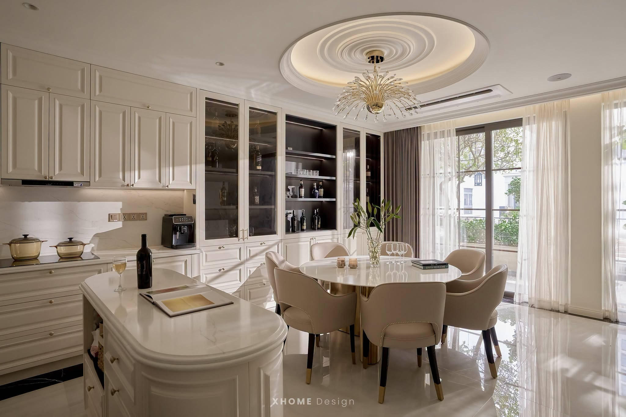 39+ mẫu thiết kế nội thất nhà phố tân cổ điển đẹp, sang trọng nhất 12 Báo giá thiết kế và thi công nội thất nhà phố tân cổ điển mới nhất