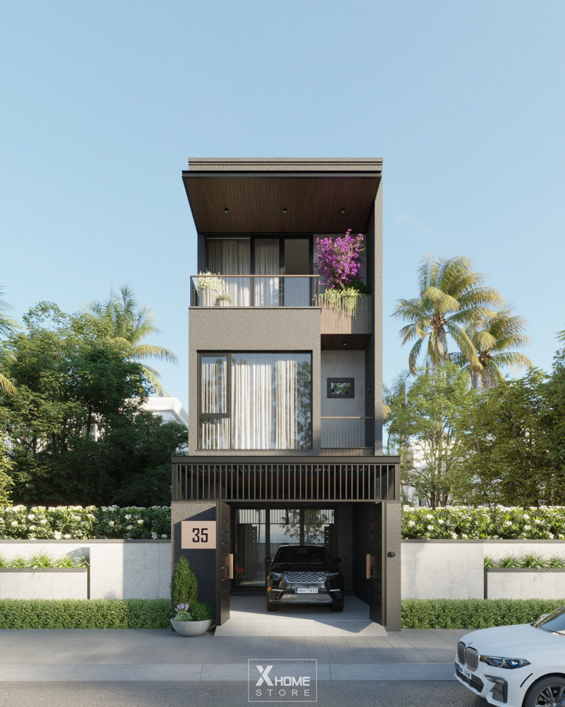 99+ Mẫu Thiết Kế Nhà Phố Đẹp, Sang Trọng Khẳng Định Đẳng Cấp 2026 5 Bố trí công năng tối ưu cho nhà phố 2 tầng, 3 tầng, 4 tầng