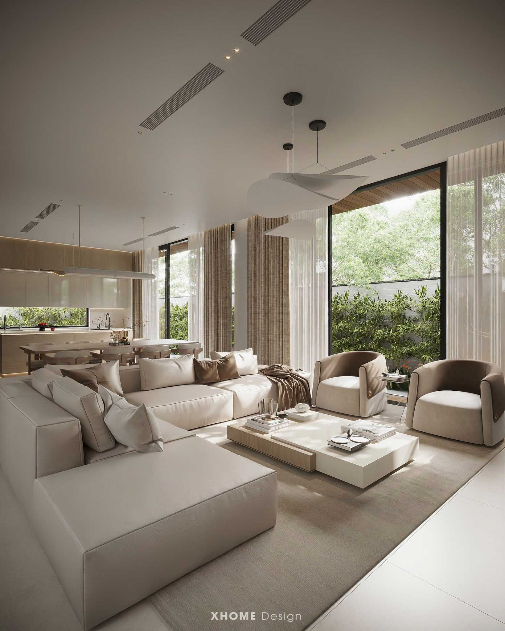 Thiết kế nhà phố 4 tầng phong cách hiện đại