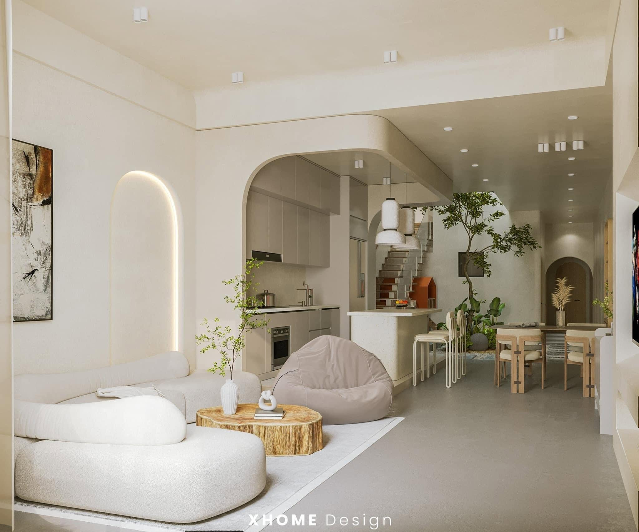 Thiết kế nhà sang trọng với phong cách Japandi và Wabi Sabi ấm cúng