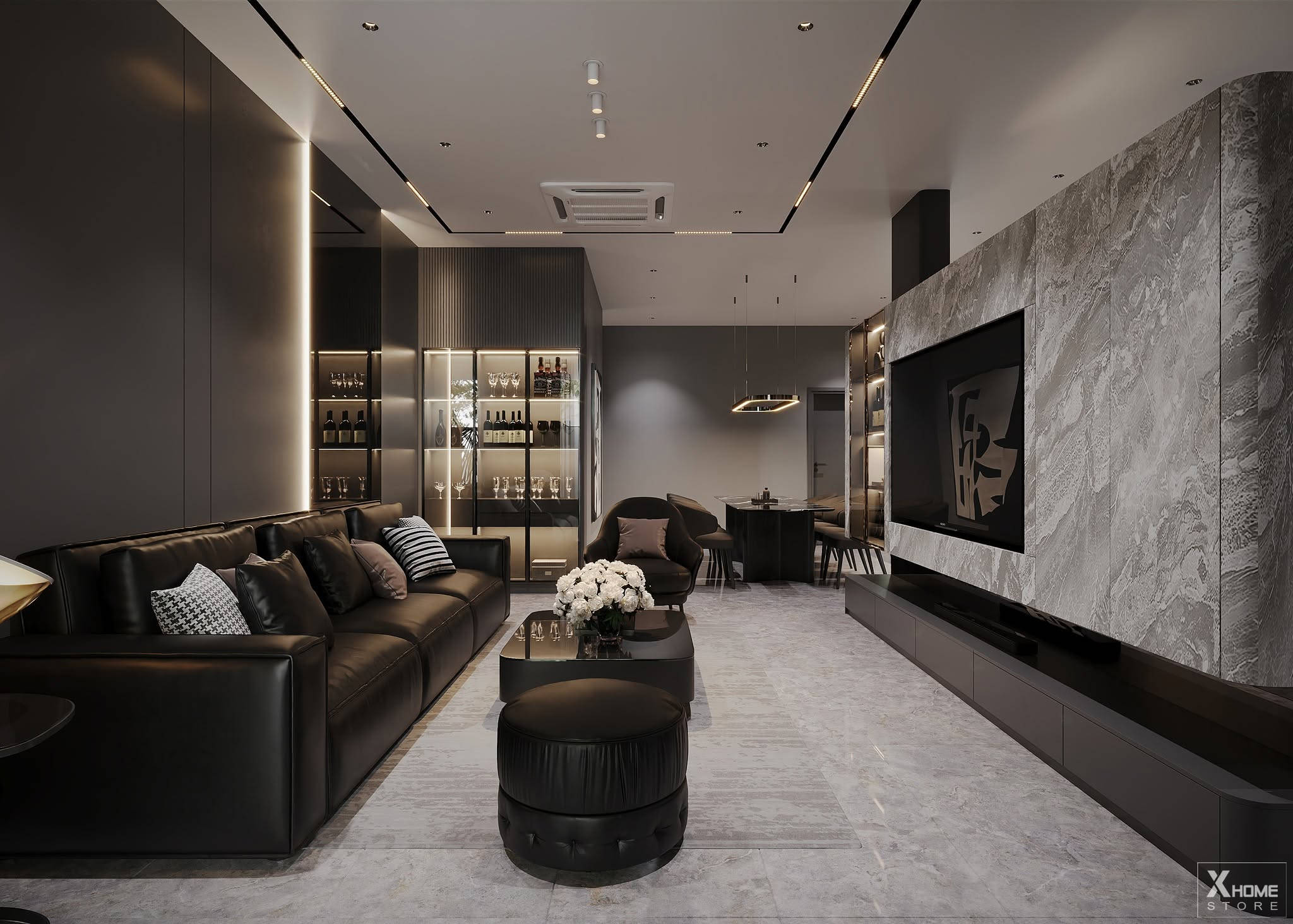  Thiết kế nội thất nhà phố phong cách Hiện đại (Modern)