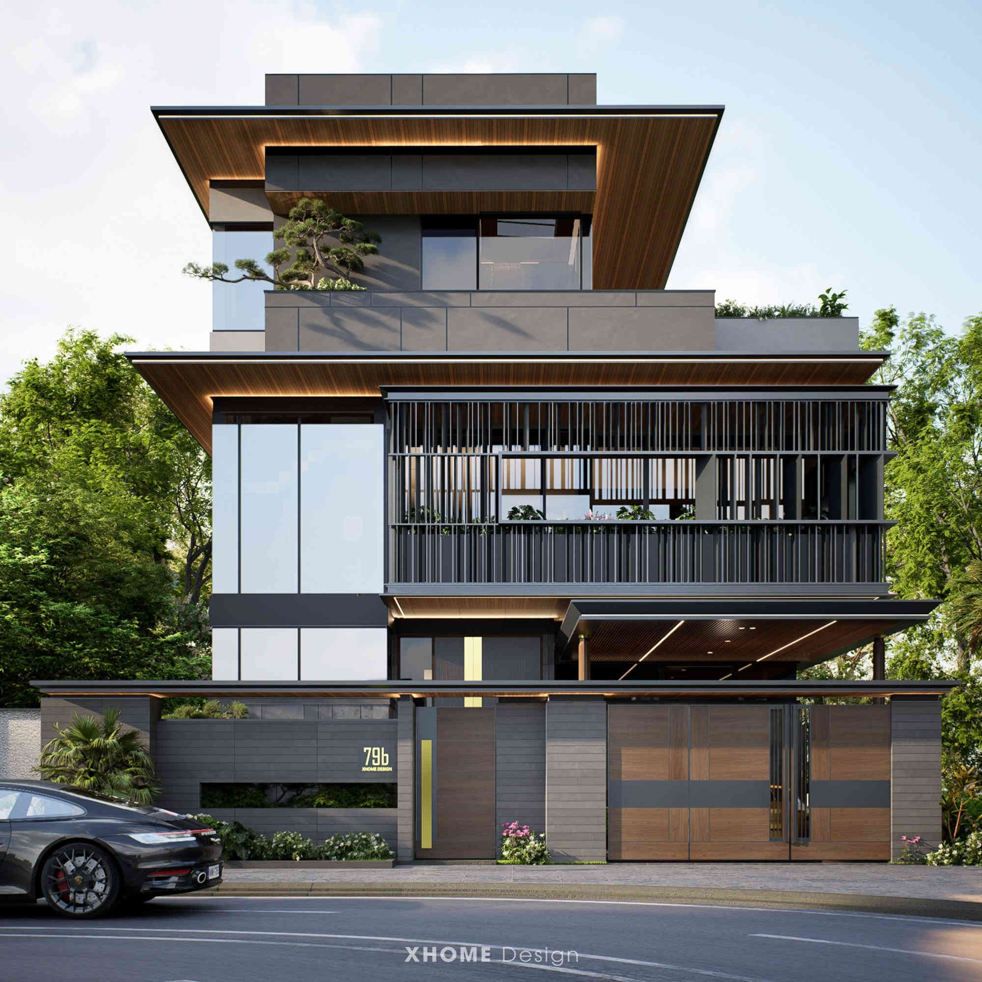Bí Quyết Thiết Kế Xây Dựng Biệt Thự Đẳng Cấp Xứng Tầm Vị Thế 2 Biệt thự phong cách Hiện đại (Modern Villa)