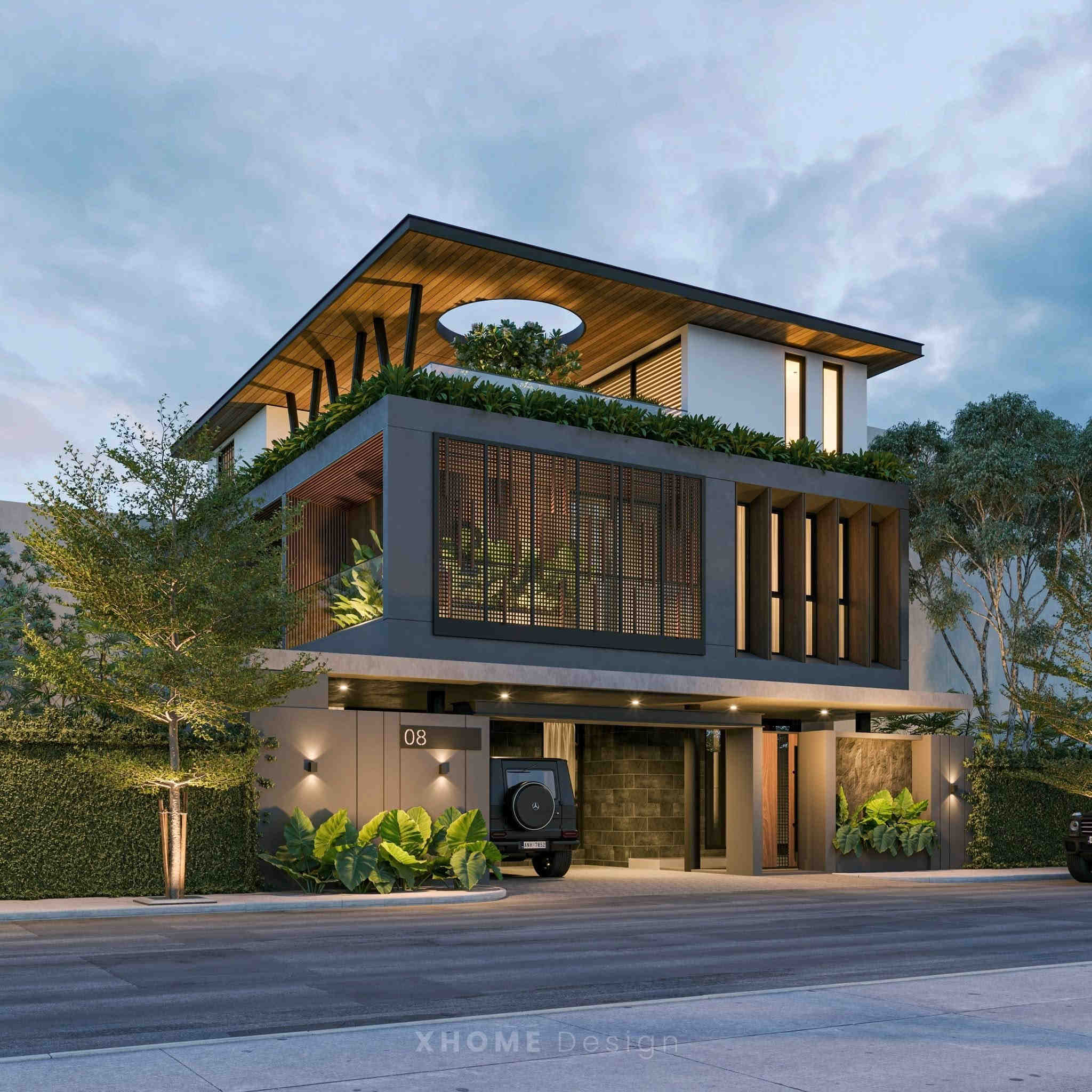 Báo Giá Chi Phí & Mẫu Xây Biệt Thự 200m2 Sang Trọng Mới Nhất