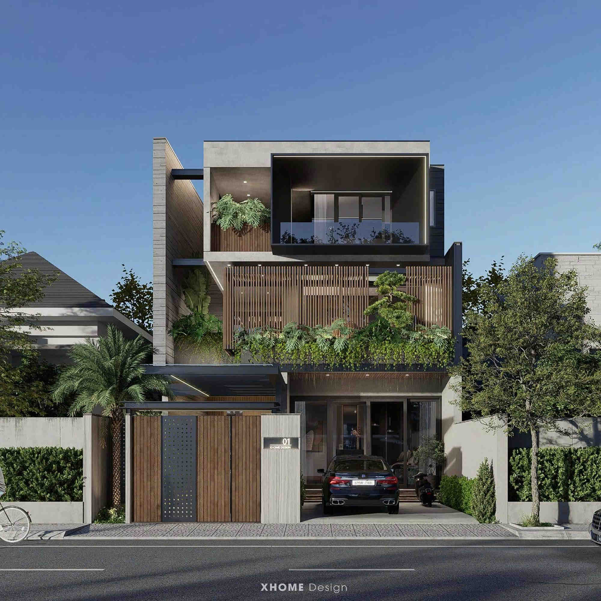 99+ Beautiful, Modern, and Functionally Optimized Townhouse Designs 11 House design examples for townhouses with a frontage of 6m - 7m.