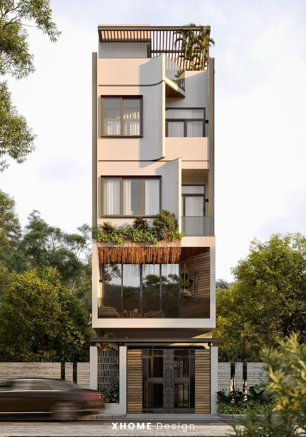 99+ Beautiful, Modern, and Functionally Optimized Townhouse Designs 1 Modern Style Townhouse Design