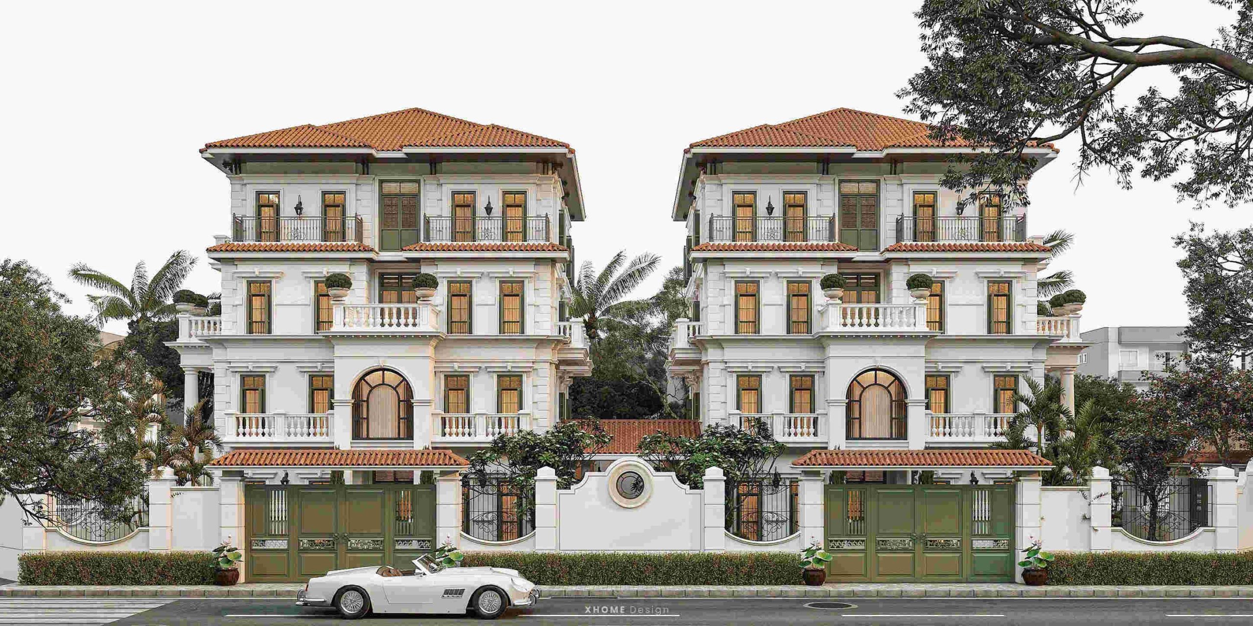 Thiết kế biệt thự Indochine trên khuôn viên 1000m² - Hoai Duc Villa 39