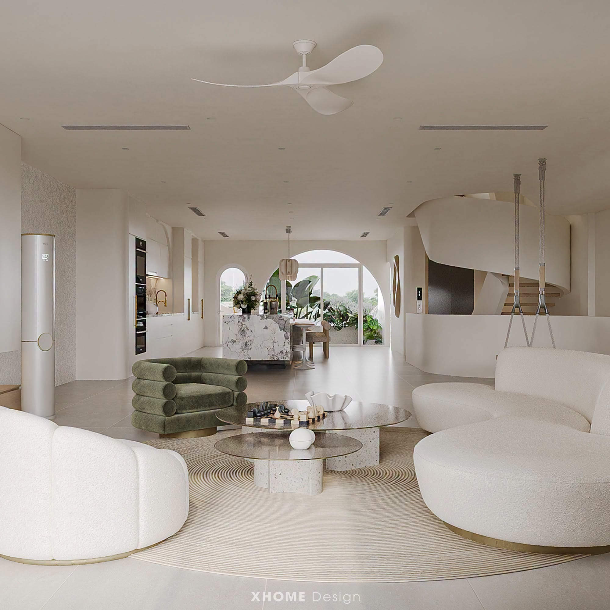 Thiết kế nội thất biệt thự Wabi Sabi - SONGTAC Villa 8
