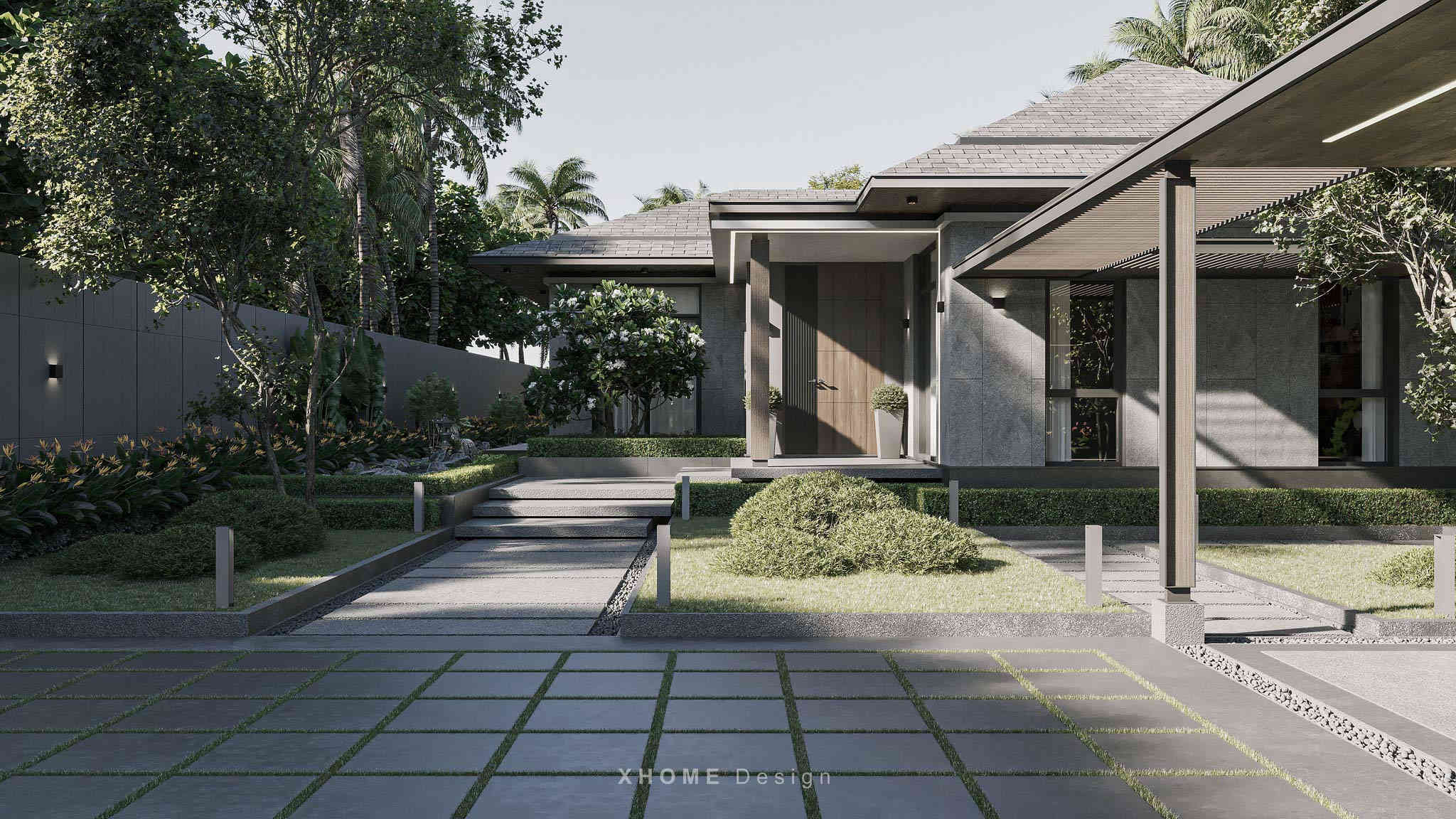 Xu Hướng Thiết Kế Và Xây Nhà Biệt Thự 1 Tầng Hiện Nay